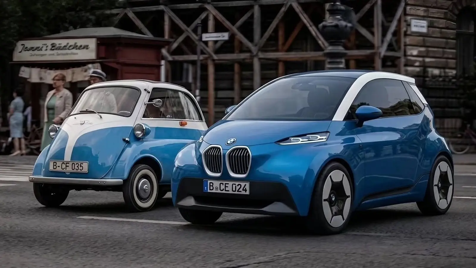 BMW Isetta Cabriolet herää CGI-konseptina henkiin