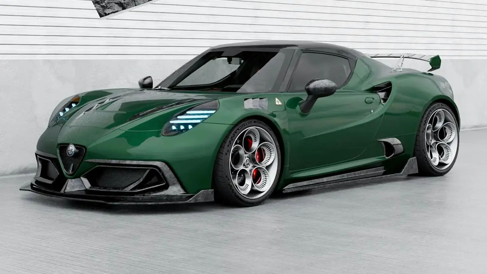 Alfa Romeo 4C:n virtuaalinen uudistus vuodelle 2027
