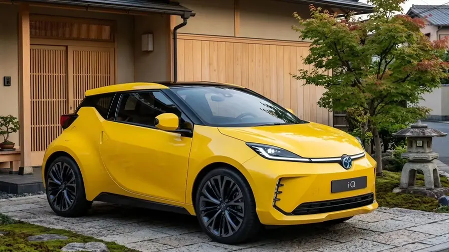 Toyota iQ palaa CGI-konseptina vuoden 2028 kaupunkiautoksi