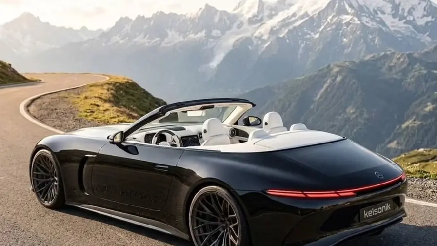 Mercedes S-Class Cabriolet CGI-visio vuodelle 2027