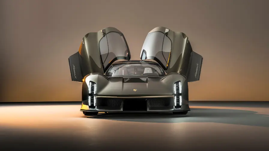Porsche S1 -hyperauto voi saada flat-8-moottorin