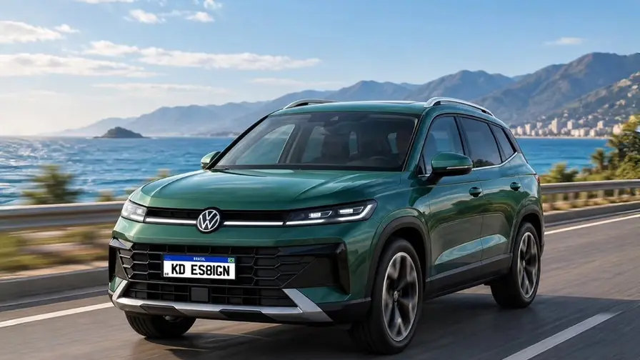 Uuden Volkswagen Taosin prototyyppi kuvattiin 2028