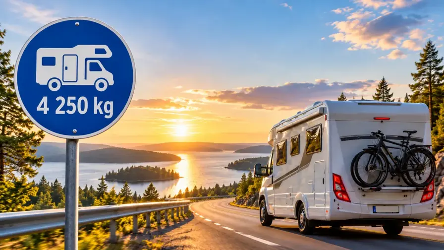 4 250 kg:n B-ajokortti koskee myös dieselmatkailuautoja