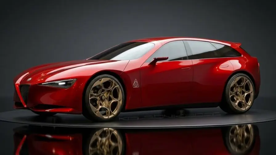 Alfa Romeo Giulia Sportwagon herää eloon renderöinnissä