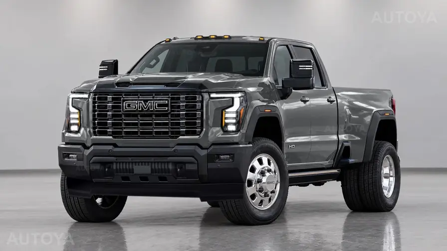 GMC Sierra HD 2027 CGI-kuvissa ylellisissä väreissä