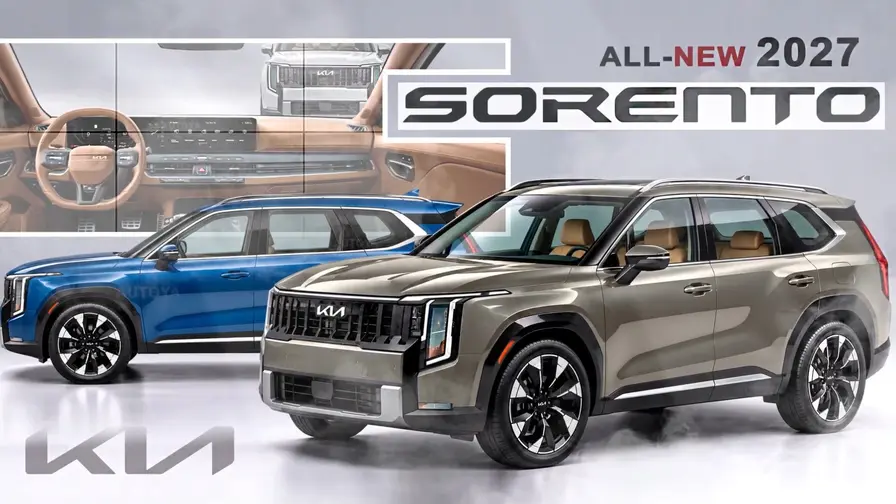 Kia Sorento 2028: CGI-kuvat ja Yhdysvaltain myynti