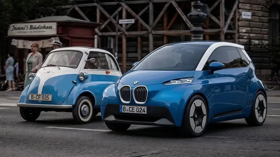 BMW Isetta Cabriolet herää CGI-konseptina henkiin