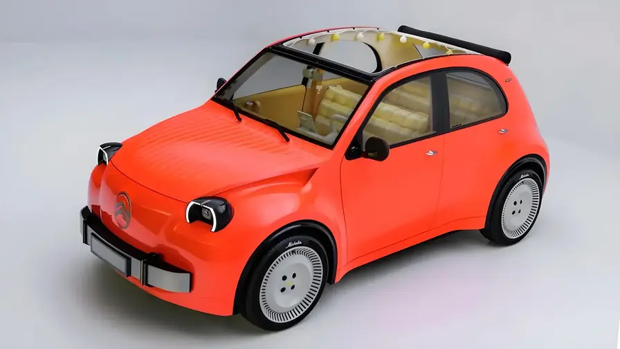 Citroën 2CV palaa sähköisenä neljäovisena 2028