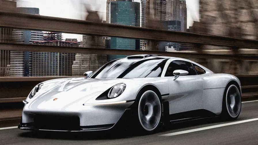 Porsche Mission S teki ensiesiintymisen New Yorkissa