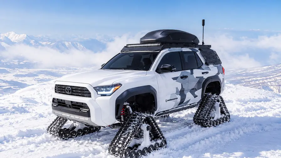 Toyota esittelee viisi Snowhunter-tela-autoa SEMA:ssa