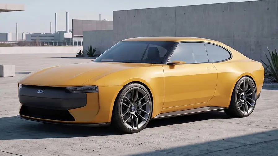 Epävirallinen Ford Capri -coupé haastaa sähkö-SUV:n